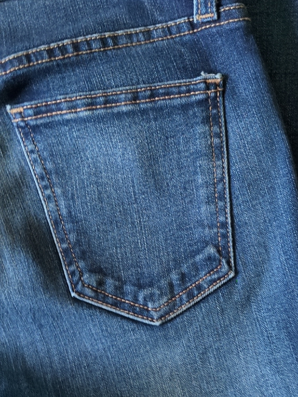 Current Elliott Women's Dark Blue With Wiskering Slim Fit Jeans - Picture 5 of 9